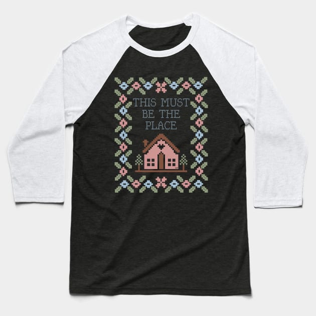 Talking Heads - This Must Be The Place Baseball T-Shirt by JoannaPearson